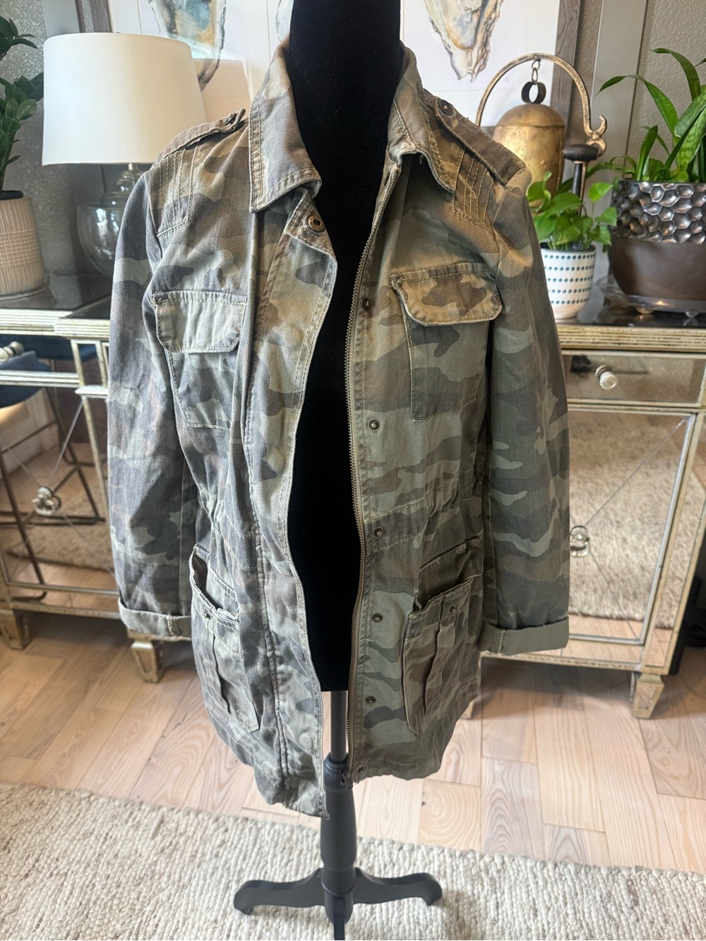 Camo Field Jacket - Green